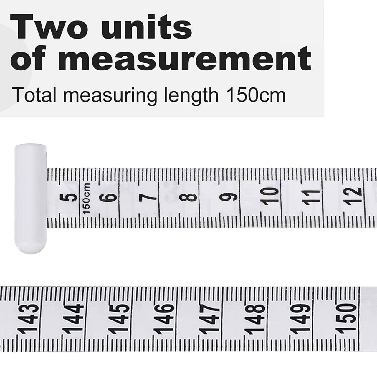 Body Measuring Tape with Lock Pin & Retract Button - 60 Inch