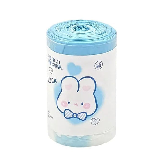 Pack of 100 Garbage Bag for Wet Waste | Multi-Use Trash Bags with Detachable Drawstring