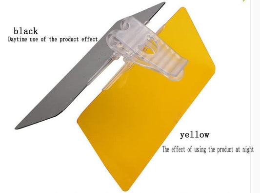 2-in-1 Car Sun Visor – Universal Day & Night Anti-Glare Visor Extender with UV Protection