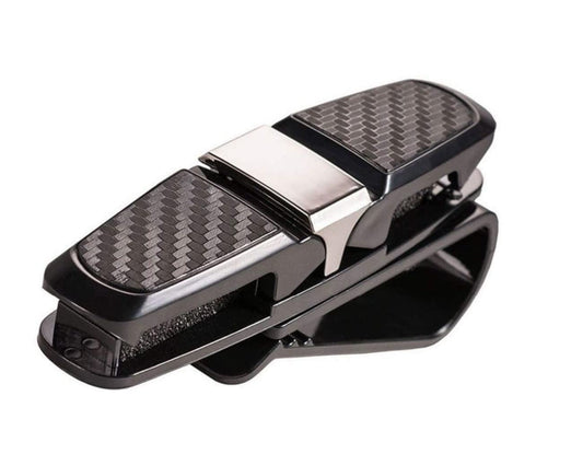 Auto Hub Sunvisor Car Sunglasses Holder Clip for Car Sun Visor - Glasses Clip - Black
