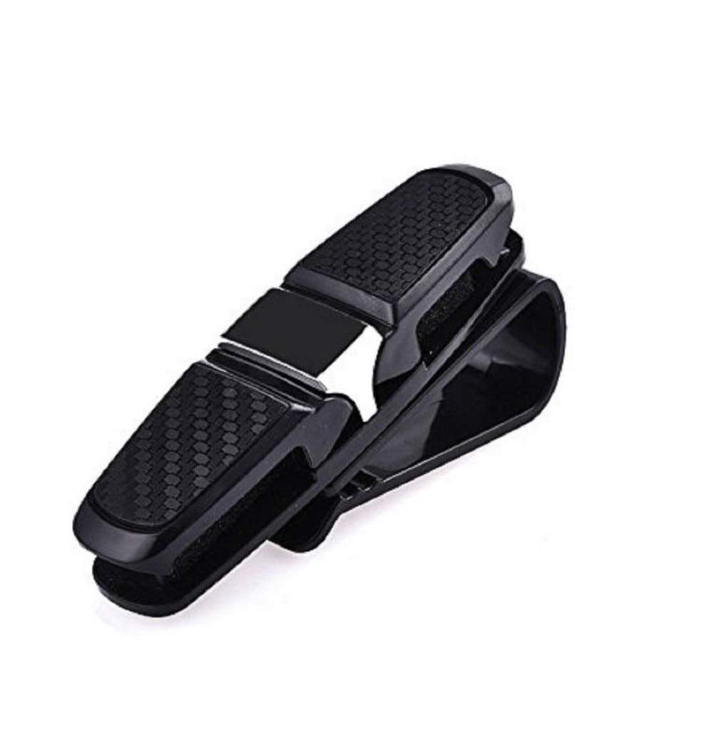 Auto Hub Sunvisor Car Sunglasses Holder Clip for Car Sun Visor - Glasses Clip - Black
