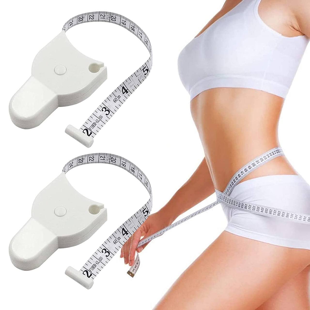 Body Measuring Tape with Lock Pin & Retract Button - 60 Inch