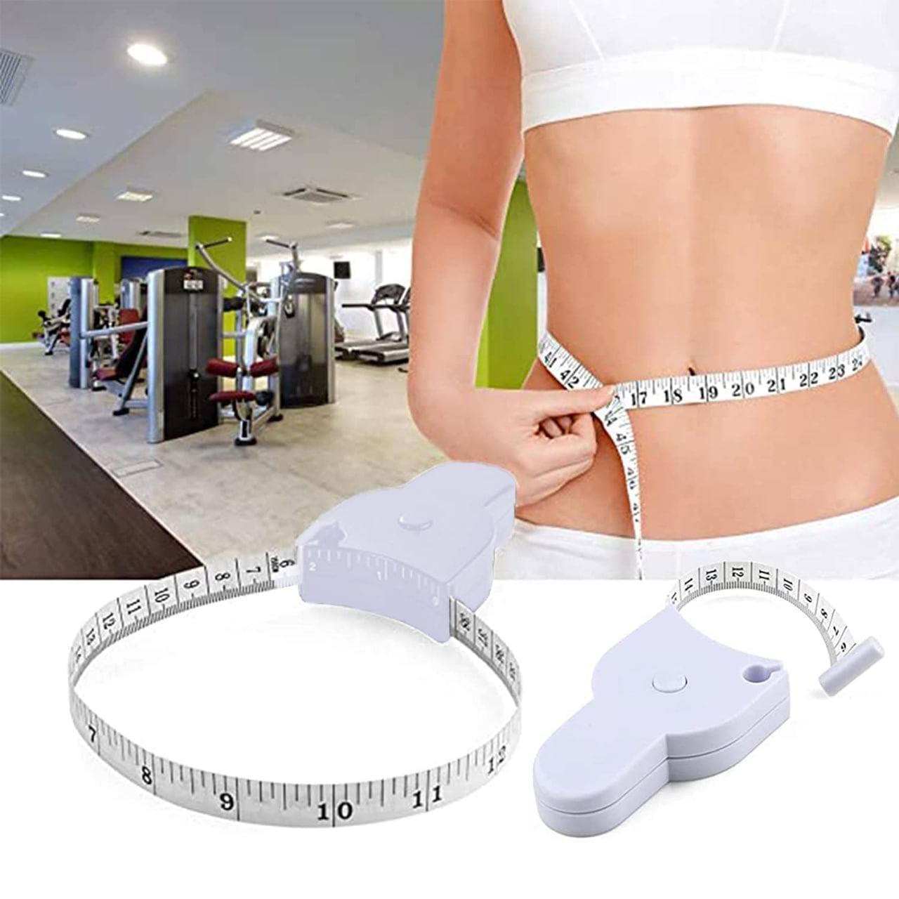 Body Measuring Tape with Lock Pin & Retract Button - 60 Inch