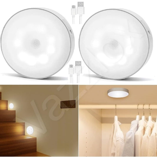 BUY 1 Get 1 FREE VazzLox Motion Sensor LED Light for Home (White)