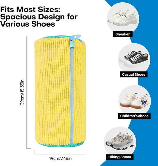Shoe Washing Machine Bag – Reusable Zipper Laundry Bag for Sneakers (Washer & Dryer Safe)