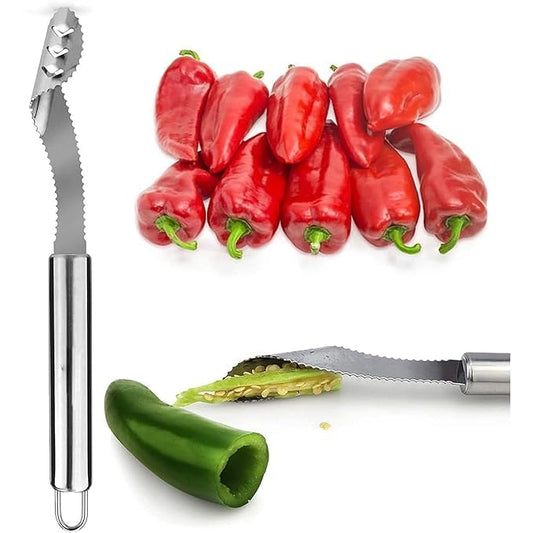 High-Grade Stainless Steel Noodle Cutter Roller / 2 in 1 vegetable Steel peeler / Steel corn Peeler