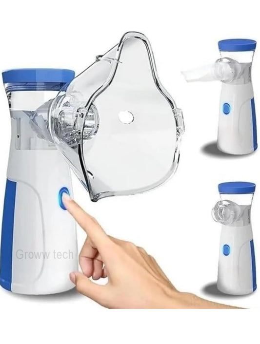 Mini Portable Mesh Nebulizer Machine Rechargeable, For Adults and Kids, Travel and Household Use, Handheld Mesh Nebulizer For Breathing Problems